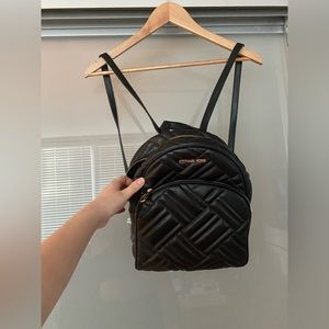 Michael Kors black backpack